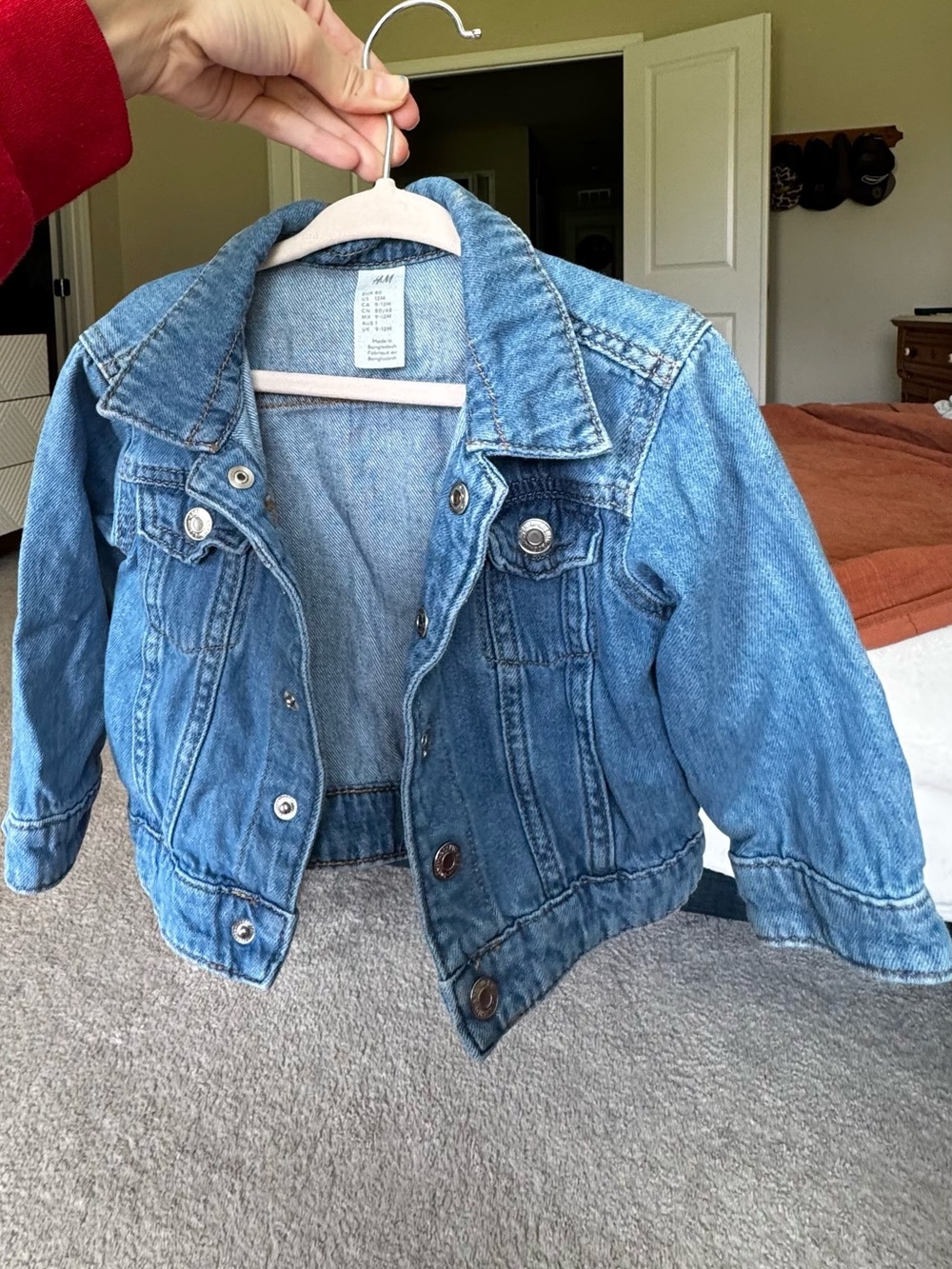 H&M Light Blue Kids Denim Jacket